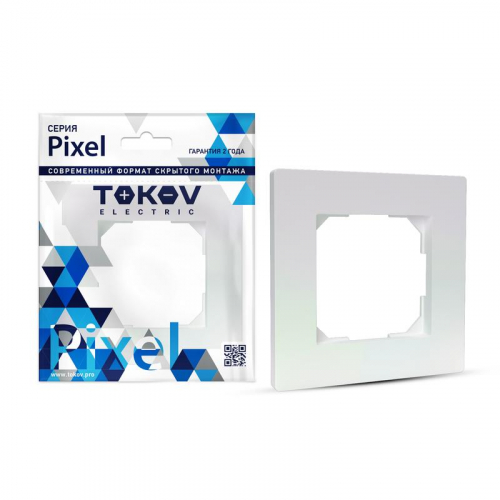 TKE-PX-RM1-C04 Рамка 1-м Pixel перламутр. TOKOV ELECTRIC 