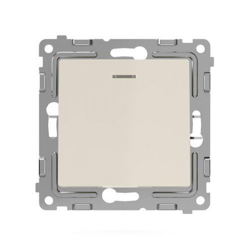 TKE-PX-V1I-C02 Выключатель 1-кл. СП Pixel 10А IP20 с индикатором механизм беж. TOKOV ELECTRIC  фото 2