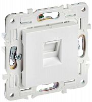 SK-K10-1-K01 Розетка компьютерная RJ45 кат.5E SKANDY SK-K01W арктич. бел. IEK 