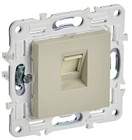 SK-K10-1-K10 Розетка компьютерная RJ45 кат.5E SKANDY SK-K01B беж. IEK 