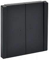 FP-V20-1-10-1-K02 Выключатель 2-кл. СП FORTE&PIANO 10А FP106 с индикацией черн. IEK 