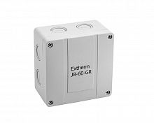 Extherm JB-60-GR Коробка распределительная 110х110х67мм IP66 в комплекте с клеммным рядом 5х6кв.мм 41А сер. 