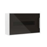 F18W1WD Щиток настенный Фрейм (FRAME) ЩРн-п-18 18мод. IP41 с тонированной дверцей с 2 шинами PEN на 8+10 отверст. бел. DKC 