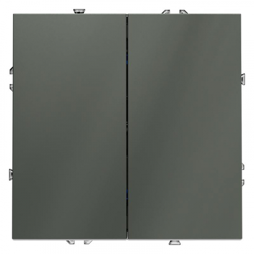 VLS020106 Выключатель 2-кл. СП S70 10А механизм титан Voltum 