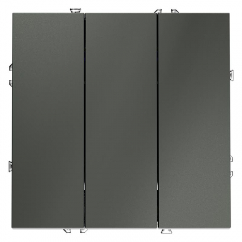 VLS030106 Выключатель 3-кл. СП S70 10А механизм титан Voltum 