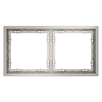 VLS100203 Рамка 2-м S70 пластик. кашемир Voltum 