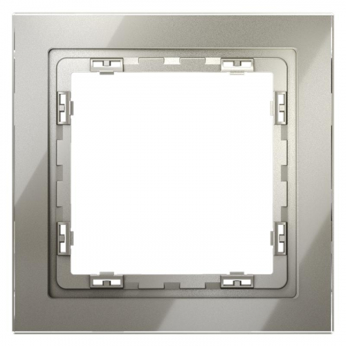 VLS110104 Рамка 1-м S70 стеклян. шелк Voltum 