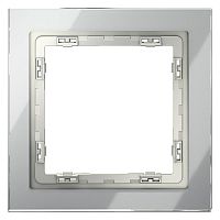 VLS110105 Рамка 1-м S70 стеклян. сталь Voltum 