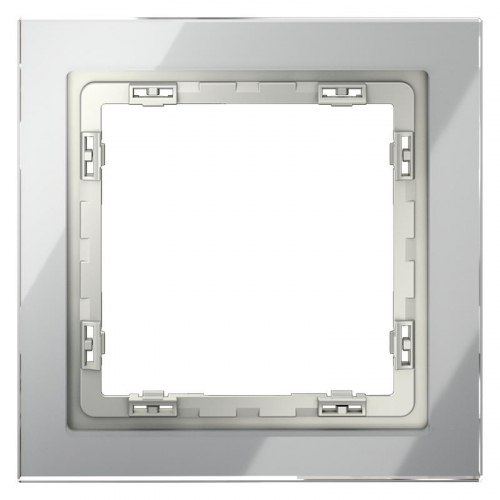VLS110105 Рамка 1-м S70 стеклян. сталь Voltum 