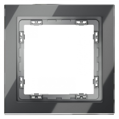 VLS110107 Рамка 1-м S70 стеклян. графит Voltum 