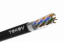 2026826А Кабель витая пара F/UTP 4х2х24AWG(0.48мм) кат.5E PE outdoor Fluke tested 305м (м) TOKOV ELECTRIC TKE-C05-F/UTP-42-5E-305-OD