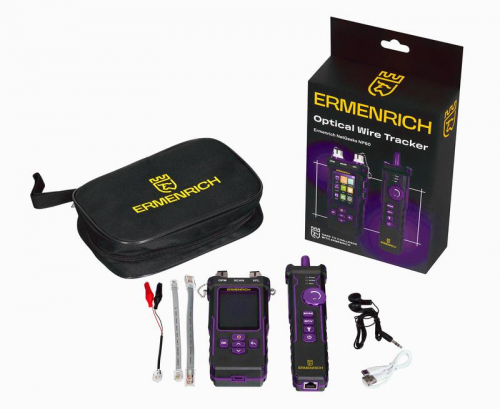 84551 Тестер кабельный многофункциональный NetGeeks NP60 фиолет. Ermenrich  фото 2