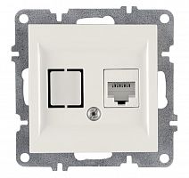 50 01 1000 247 Розетка компьютерная LAVIN/KAREN RJ45 кат.6 механизм бел. ARVIA 