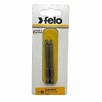 03102736 Бита крестовая PZ 2х73 Industrial (блист.2шт) FELO 