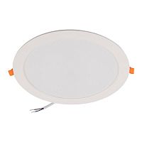 5042568 Светильник светодиодный PLED DL7 WH Downlight 24Вт 4000К 220х26мм IP54 ДВО встраив. Pro JazzWay 