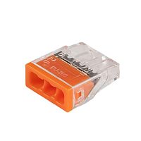 5051003 Клемма монтажная нажимного соединения PTC-3P 2273-203 450В 32А 0.14-4.0кв.мм JazzWay 