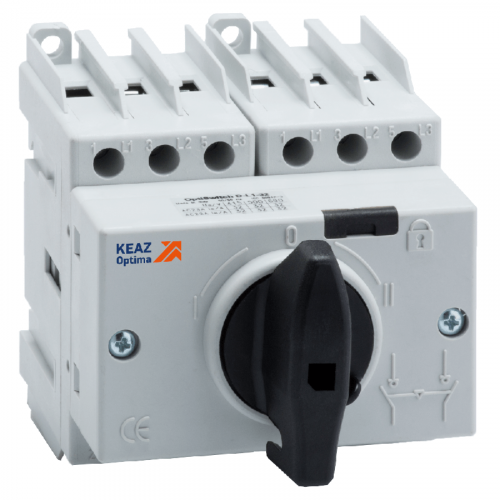 332078 Выключатель-разъединитель реверсивный 3п 16А OptiSwitch DI-16-3C КЭАЗ 