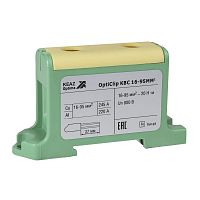 351044 Клемма вводная силовая OptiClip КВС 16-95 желт./зел. КЭАЗ 