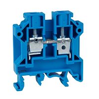 289776 Клемма проходная винтовая OptiClip CTS-6-I-BU-41A-(0.5-6) син. КЭАЗ 