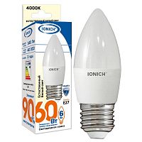 1532 Лампа светодиодная ILED-SMD2835-C37-6-540-220-4-E27 (0162) IONICH 