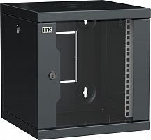 LWS5-06U33-GF Шкаф сетевой LINEA WS 10дюйм 6U 320х310мм дверь стекл. черн. ITK 