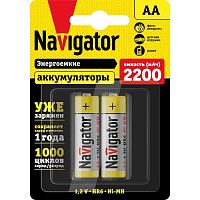 94785 Аккумулятор AA/HR6 94 785 NHR-2200-HR6-RTU-BP2 (блист.2шт) Navigator 