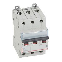409247 Выключатель автоматический модульный 3п C 1А 16кА DX3 10000 3мод. 400В Leg 