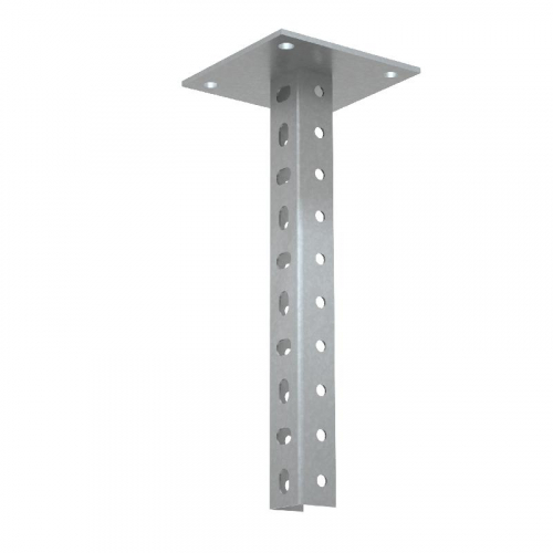 LO6580 Стойка потолочная универсальная усиленная L2000 UPTU2000 INOX304 КМ 