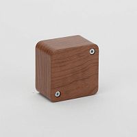 65002-08М Коробка распределительная ОП 55х55х32мм IP40 дуб (темн. основа) Ruvinil 