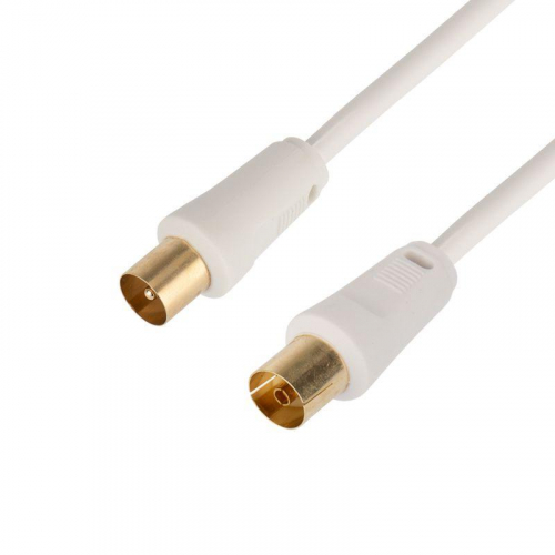 18-0006 Шнур TV Plug - TV Jack 7м бел. Rexant  фото 2