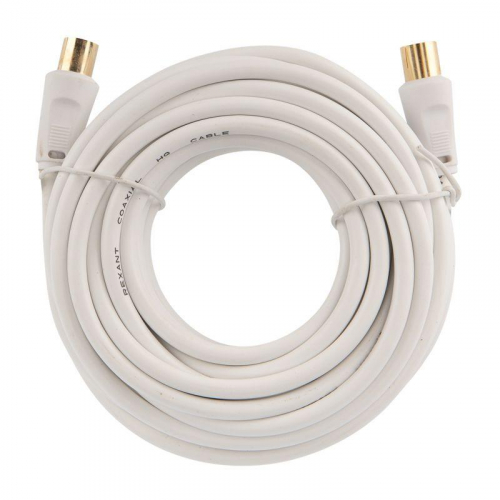 18-0006 Шнур TV Plug - TV Jack 7м бел. Rexant  фото 4
