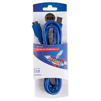 06-3158 Шнур штекер USB A 3.0 - штекер micro USB 3.0 1.5м блист. Rexant 