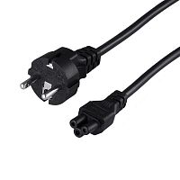 11-1151 Шнур сетевой Евро 3х0.75кв.мм 1.8м (PVC) (с заземлением) (ноутбук) Rexant 