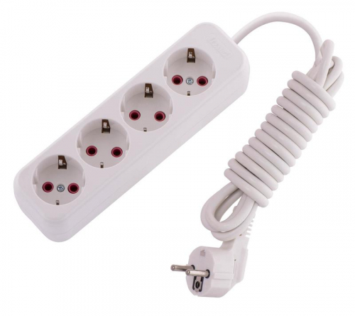720-0403-401 Удлинитель 4х3м с заземл. 16А IP20 Lila LEZARD 