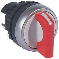 023905 Переключатель 2полож. с фикс. 45град. красн. Osmoz Leg 
