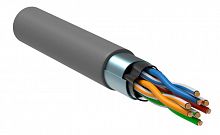 LC1-C5E04-321 Кабель витая пара F/UTP кат.5E 4х2х24AWG solid LSZH сер. (305м) (м) ITK 