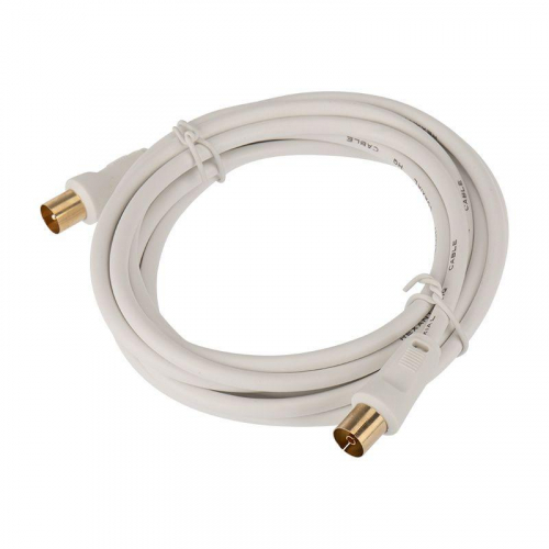 18-0004 Шнур TV Plug - TV Jack 3м бел. Rexant 