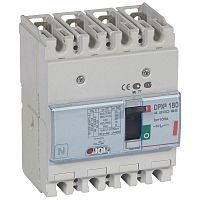 420095 Выключатель автоматический 4п 100А 36кА DPX3 160 термомагнитн. расцеп. Leg 