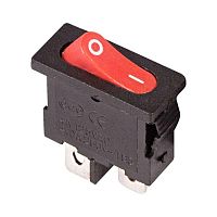 36-2051 Выключатель клавишный 250В 6А (2с) ON-OFF красн. Mini (RWB-103 SC-766 MRS-101-5) Rexant 