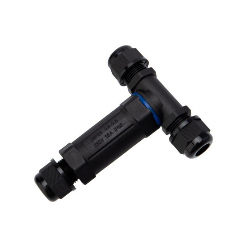 07-5962 Коннектор кабельный T-образ. (3PIN) IP68 Rexant 