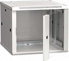 LWR3-06U66-GF Шкаф 19дюйм LINEA W 6U 600х600мм настен. стекл. дверь RAL7035 ITK 