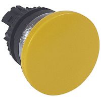 023837 Головка для кнопки грибовидная с пруж. возвр. d40мм желт. Osmoz Leg 