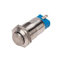 36-3151 Кнопка антивандальная d12 Б/Фикс (2с) OFF-(ON) выпуклая (A12-B2) Rexant 