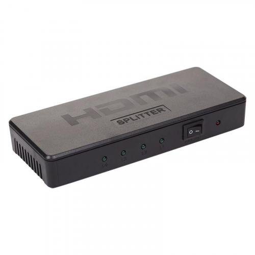 17-6952 Делитель HDMI 1x4 пластиковый корпус Rexant 