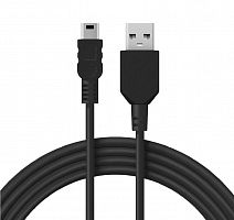 18-4402 Кабель USB mini USB длинный штекер 1м черн. Rexant 