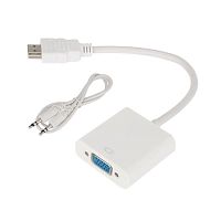17-6936 Переходник штекер HDMI - гнездо VGA (провод) + 3.5мм аудио Rexant 