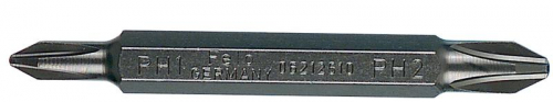 06223610 Бита двухсторонняя Industrial PH2/PH3 60мм Felo 
