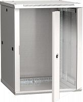 LWR3-15U66-GF Шкаф 19дюйм LINEA W 15U 600х600мм стекл. дверь RAL7035 ITK 