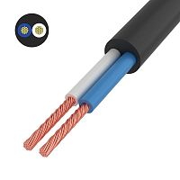 01-8033-5 Провод ПВС 2x1.5 Ч (уп.5м) Rexant 