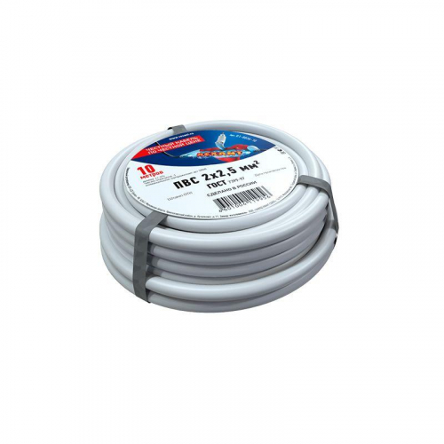 01-8036-10 Провод ПВС 2x2.5 (уп.10м) Rexant 